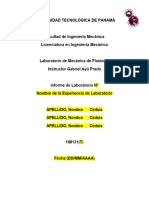 Formato para Entrega de Informes (FIM)