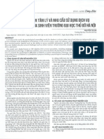 Mộtsô Khó Khăn Tâm Lý Và Nhu Cầu Sử Dụng Dịch Vụ Tham Vấn Tâm Lý Của Sinh Viên Trường Đại Học Thu Đô Hà Nội