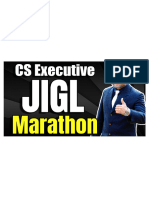 CS Executive JIGL Marathon Notes