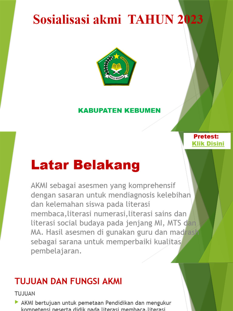 Sosialisasi Akmi-1 | PDF
