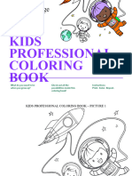 Kid Professionals Coloring Book
