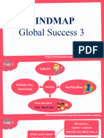Mind map kì 1 lớp 3 Global Success