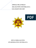 Proposal Pelantikan DKR