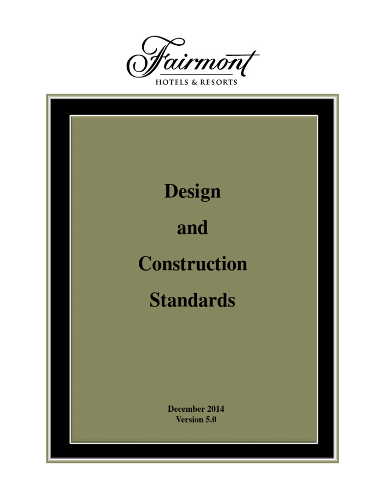 FHR Construction Standards Overview | PDF | Loudspeaker | Elevator