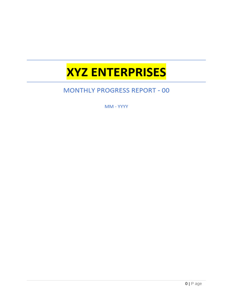 MPR Template | PDF