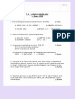 E1A-1H V-14-1-22 Exm T5 Números Decimales