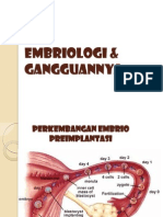 Embriologi & Gangguannya