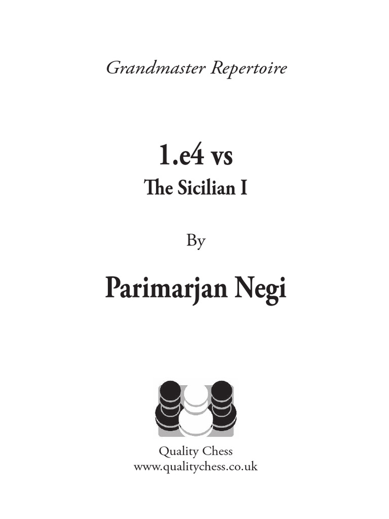 1 E4 Vs The Sicilian I PDF, PDF, Chess