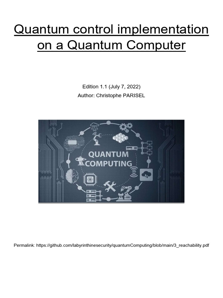 3 reachability pdf quantum computing eigenvalues and eigenvectors