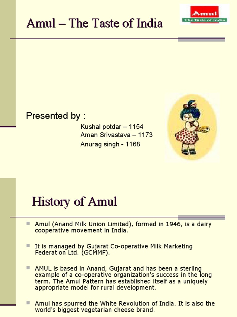 Amul's Success and Growth Strategy | PDF | Milk | Dairy