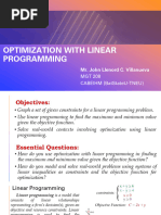 Linear Programming (Optimization)