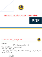 Chương 3. Không gian tuyến tính