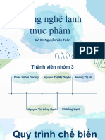 Qtcb Rau Quả Xá Xíu Lạnh Đông - nhóm 3 - lớp Tp02.