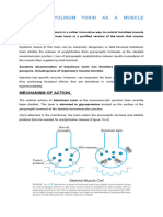 Use of Botulinum Toxin As A Muscle Relaxant