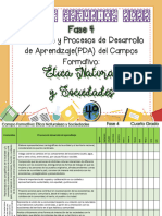 4° Contenidos y Procesos de Desarrollo de Aprendizaje Del Campo Formativo Etica Naturaleza y Sociedades