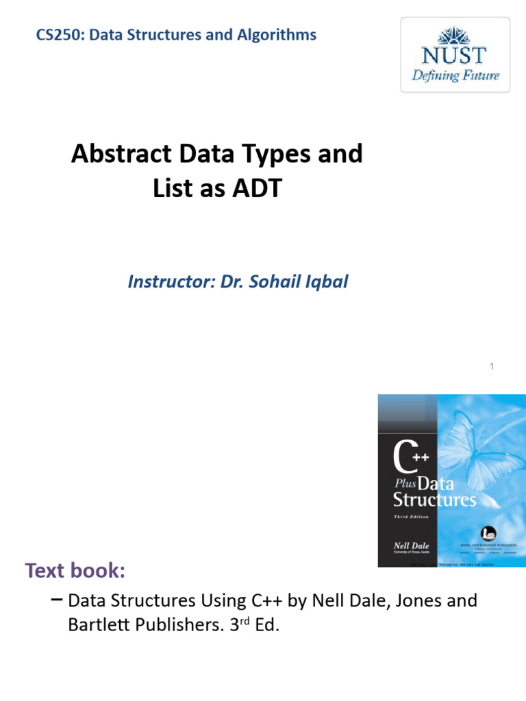 02 Abstract Data Types | PDF | Data Type | Data Structure