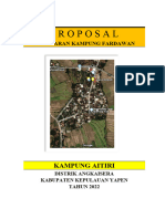 Proposal: Pemekaran Kampung Fardawan