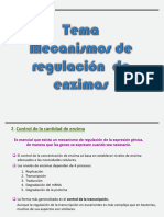 4.2 Mecanismos de Regulación de Enzimas