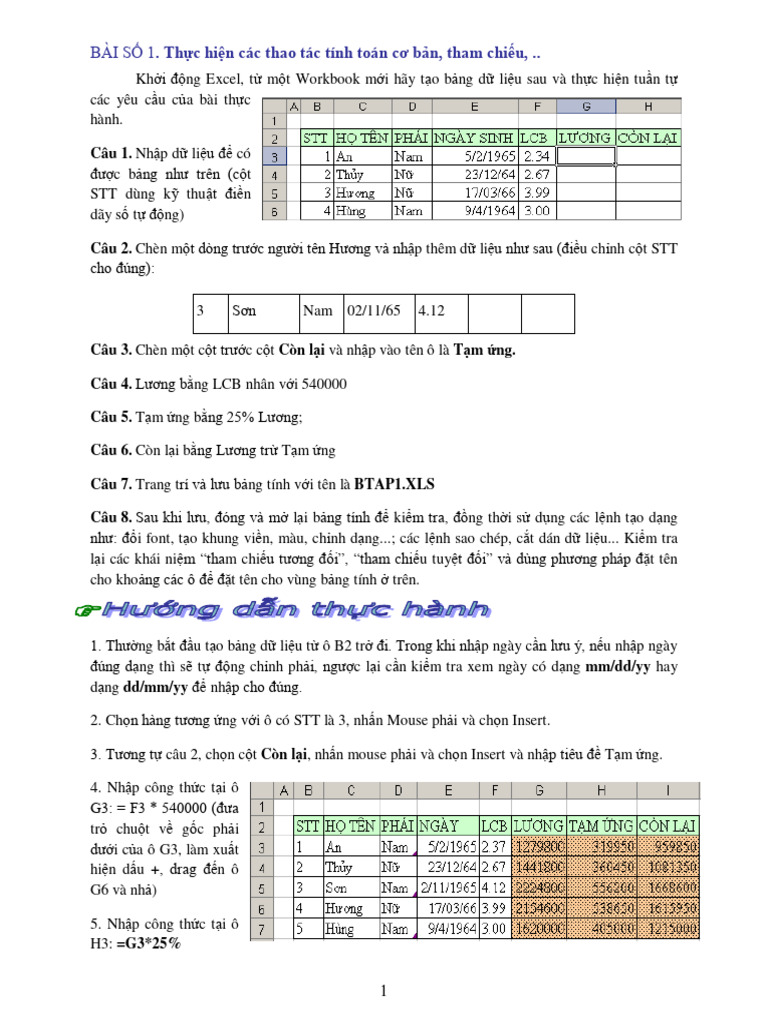 Tin TH C Hành | PDF