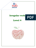 Irregular Verbs Booklet - Level 4 NEW