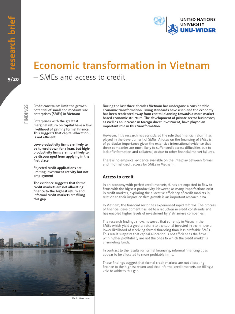 economic transformation in vietnam case study