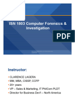 ISN180300 Computer Forensics Investigation