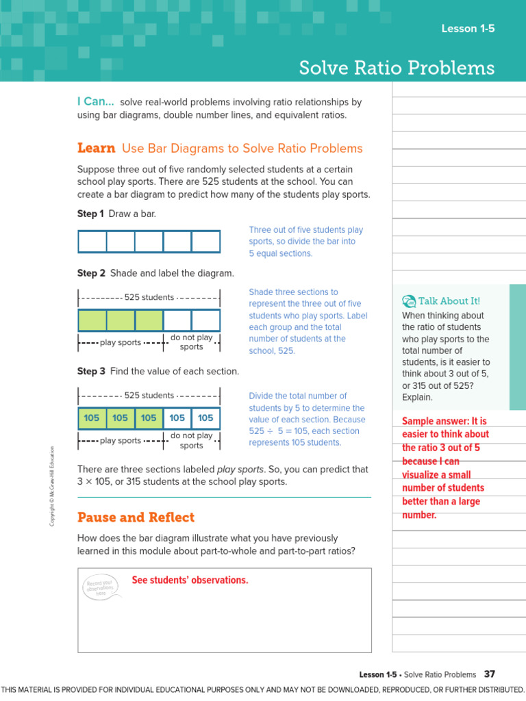 037 044 MSM Se C1M1L5 667372 | PDF | Sampling (Statistics) | Ratio