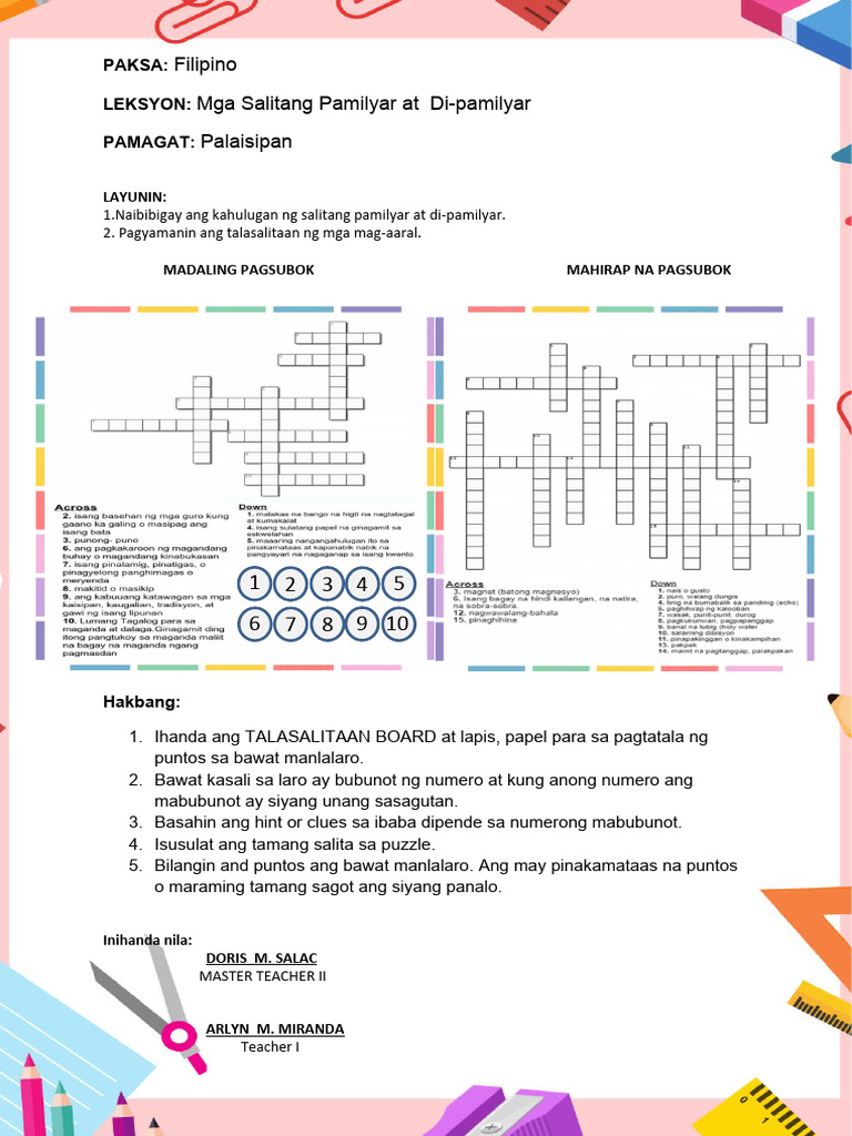 Kasingkahulugan Filipino 4 | PDF