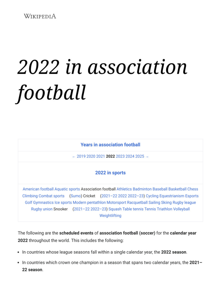 Good2022 in Association Football - Wikipedia, PDF, England National  Football Team