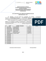 Acta Constitutiva de Brigada de Periodico Escolar Municipio Bolivar. Años 201-2018