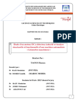 Etude D'un Moteur DC À Détecteur Inductif Et Analyse Structurelle Et Fonctionnelle D'une Machine Automatisée Leinweber Maschin