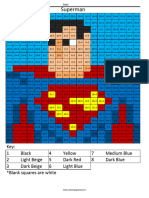 3MD Superman Justice League Coloring 1