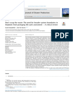 Don't Scrap The Waste - The Need For Broader System Boundaries in Bioplastic Food Packaging Life-Cycle Assessment - A Critical Review