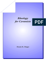 Dinger Rheology For Ceramists