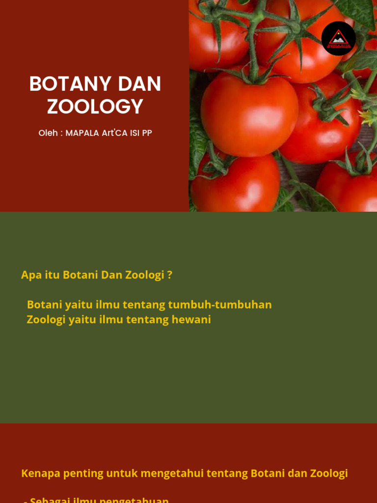 Pentingnya Botani dan Zoologi untuk Survival | PDF | Sains & Matematika