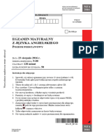 Język Angielski 2016 Sierpien Poprawkowa Podstawowa