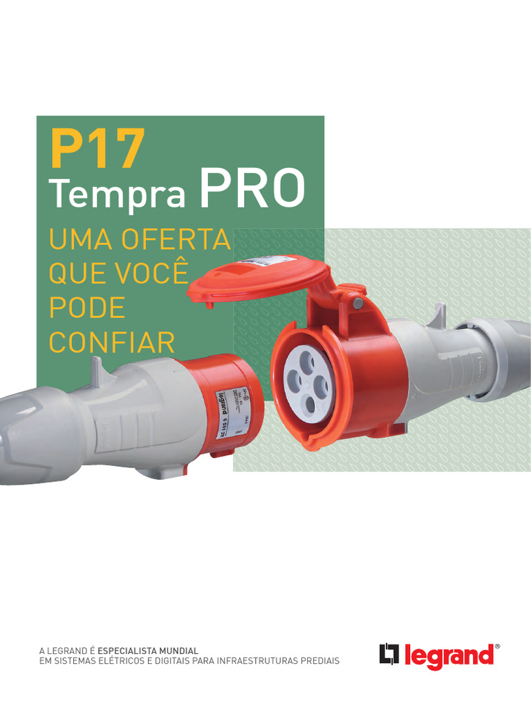 Tomadas P17 Tempra Pro: Segurança e Versatilidade | PDF