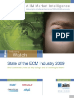 Watch: State of The ECM Industry 2009