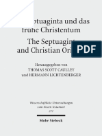 Die Septuaginta Und Das Fruhe Christentum the Septuagint and Christian Origins by Thomas S. Caulley (Editor), Hermann Lichten