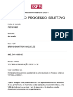 Processo Seletivo ESPM - Administração Diurno