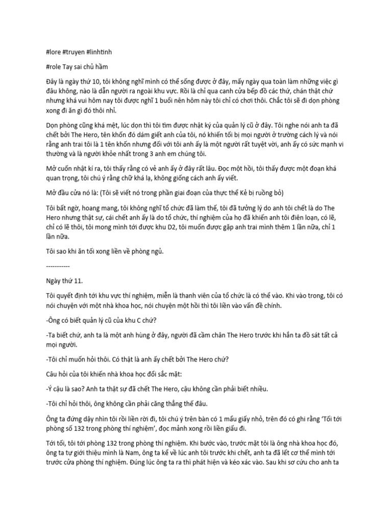 Lore | PDF