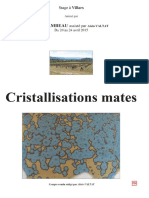 Cristallisations Mates - Yves Lambeau & Alain Valtat - 2020