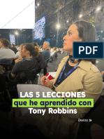 Las 5 Lecciones Que He Aprendido Con Tony Robbins