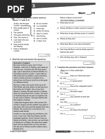Project 3 Fourth Edition Test Unit 1-6