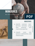 ES Rocks and Minerals 3 LECTURE