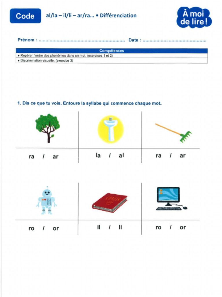 Francais CP | PDF