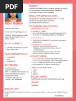 Nidhi's Resume