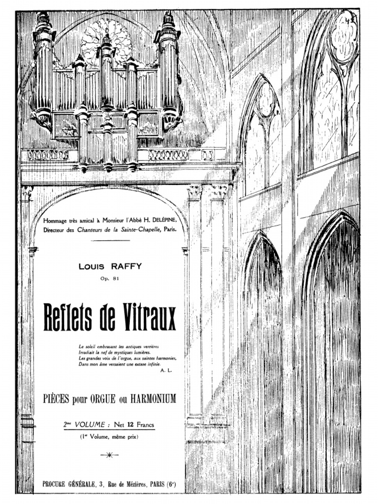 Louis Raffy_Reflets_de_vitraux,_Op.81_volume2 | PDF