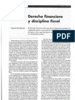 Derecho Financiero Disciplina Fiscal