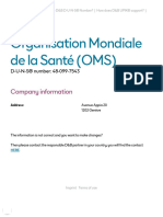 Organisation Mondiale de La Santé (OMS)